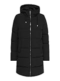 ONLY Damen Lange Puffer Jacke | Warmer Stepp Wintermantel mit Kapuze |...