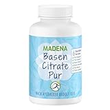 MADENA BasenCitrate Pur, 180 Kapseln mit 100% organischen Basen und viel...