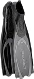 Cressi Unisex Premium Flossen /Schnorchel Set, Kunststoff, Schwarz/Silber,...