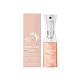 Sonnenschutzspray LSF42 Wasserfest Natur-Formel,sonnenschutz body...