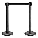 PINNERS Absperrständer Personenleitsystem 3 Meter, Absperrpfosten, 2...