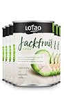 LOTAO Bio Jackfruit Natur: Junge Jackfrucht-Stücke in der Dose 6x400g |...