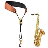MIRKUZI Trageriemen für Blechblasinstrumente 1 Stück brauner...
