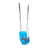 HUDORA Babyschaukel höhenverstellbar 120-180 cm in blau/grau für den...