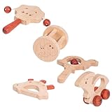 ifundom 5 Stück Holzrassel Montessori Babyspielzeug Ab Monate Holz...