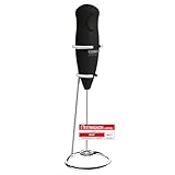 Caso Fomini Milchaufschäumer, mit Edelstahlfeder & Edelstahl-Standfuß,...