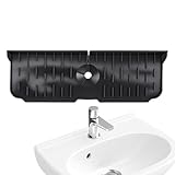 Wasserhahn-Matte | Abtropfschale aus Silikon – Griff Tropfenfänger...