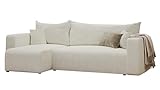 GREKPOL Sofa mit Schlaffunktion 145x248 Sofa 3 Sitzer - Ecksofa mit...