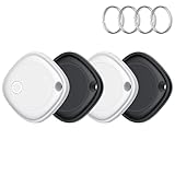 Smart Tracker Tag 4er Pack, Schlüssel Finder Kompatibel mit Apple Find My...