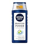 NIVEA MEN Sensitive Power Shampoo, beruhigendes Männer Shampoo mit...