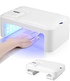Zounin 180W UV LED Lampe für Gelnägel faltbar, Tragbares Nagellampe...