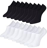 Toes Home Sneaker Socken Damen Füsslinge Herren 8 Paar, Bambus Füßlinge...