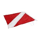 PEPLAYTAL Taucher warnflagge Abnehmbar mit Verstärktem Stab Tragbare...