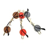 ULTECHNOVO 3 Stück Kleiner Runder Brillenrahmen Vintage- Runde Für Damen...