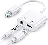 Kopfhörer Jack Adapter für iPhone Dongle [Apple MFI Zertifiziert] 2 in 1...