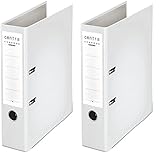 Leitz Centra 230137 Standard-Ordner (grauappe RC, mit PP-Folie kaschiert,...