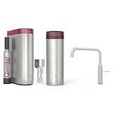 Quooker mit Reservoire PRO3 und CUBE kochend Wasserhahn (Fusion Square,...
