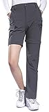 Hiauspor Damen-Zip-Off-Wanderhose-Atmungsaktiv-Trekkinghose Schnell...