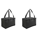 Verasail 2X Tragbare Isolierte Lunchtasche, Kühltasche, Bierliefertasche,...