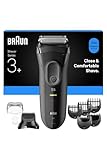 Braun Serie 3 Elektrorasierer, 3 flexible Klingen, MicroComb...