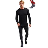 Merino.tech Merino Wool Baselayer Herren Set - Mittelschwer Merino Wool...