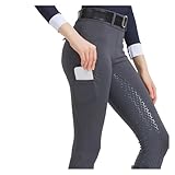 BDXMKS Reitleggings Damen Damen Reithose Vollbesatz Reithose Reithose...
