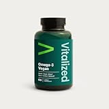 Vitalized Omega 3 Vegan 60 Softgels – Reines französische Algenöl,...