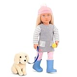 Our Generation - Puppe Meagan mit Golden Retriver Hund 46cm, Bunt,...