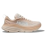 HOKA ONE ONE Herren M Bondi 8 Sneaker, Shifting Sand/Eggnog, 40 2/3 EU