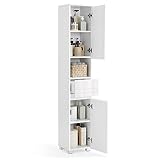 VASAGLE Badezimmerschrank, Badschrank, Badezimmermöbel mit Einer...