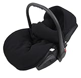 BabyLux Fußsack 90cm für Babyschale, Kinderwagen & Buggy, Minky, ideal...