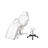 LSBIKE Elektrische Kosmetikliege mit Hocker – Verstellbare Massageliege...