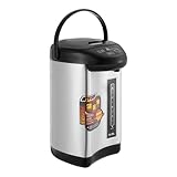 Heißwasserspender, Glühweinkocher 4L Wasserkocher Edelstahl mit...