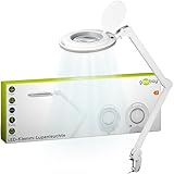goobay 60362 LED Lupenleuchte mit Klemme / 9 W Leistungsaufnahme / 127 mm...