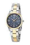 ETT Eco Tech Time Funk Solar Damen Uhr Analog mit Edelstahl Armband...