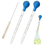 Glaspipette Pipette 10ml,2 Stück Glas Pipetten,Transfer Pipette,10ml...