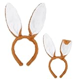 W WIDMANN MILANO Party Fashion - Haarreif mit Hasenohren, Tier, Kaninchen,...