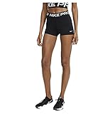 Nike Damen W Np 365 3' Shorts, Black/White, L EU