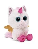 NICI 49695 Kuscheltier GLUBSCHIS Einhorn Glowy Kaddi 15cm weiß-Stofftier...