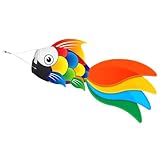 SGftre Fisch-Windsack - Hochwertiger Windsack für draußen, wasserfest &...