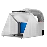 Wiltec Airbrush Absauganlage 4 m³/min, nur 47 dB, zur Absaugung von Farbe...