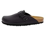 Lico Herren Bioline Clog Pantoletten, Schwarz, 44 EU