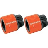 Gardena 2917-20 SB-Übergangs-Schlauchstück (Packung mit 2)