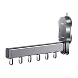 Xummpxuk Wäscheständer, Wäscheständer, Wandmontage, platzsparender...