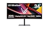 LG Ultragear 34G630A-B Gaming-Monitor: 34' Curved VA, WQHD (3.440x1.440),...