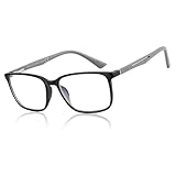 ZENOTTIC Blaulichtfilter Brille & Lesebrille Herren Eckige Rahmen-Leser...