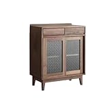 MANAFEEL Bufetera Chinesisches Sideboard aus schwarzem Walnussholz,...