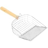 Brxmpn Katzenstreusieb Griff, Kotschaufel Aus Metall, Für Katzenstreu,...