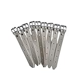 Jehapro® Schnallriemen 10er Pack 20 cm Grau Beige Kunststoff mit...