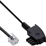 InLine 18602 TAE-F Kabel für DSL Splitter, TAE-F Stecker an Western 6/2...